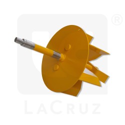 121486, 504445 - Grégoire upper right fan rotor with shaft, markets:  []string{"A", "B", "AU"}