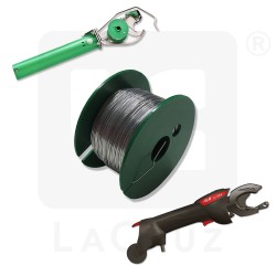 BB40ZLX - 110 m reel of PP coated galvanized wire for Ligatex - A3M tying machines, markets:  []string{"A", "B", "AU"}